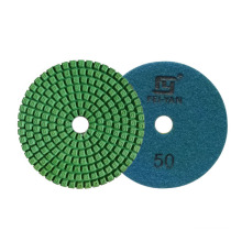 Flexible Wet Dry 100mm Marble  7 Step Diamond Polishing Pads